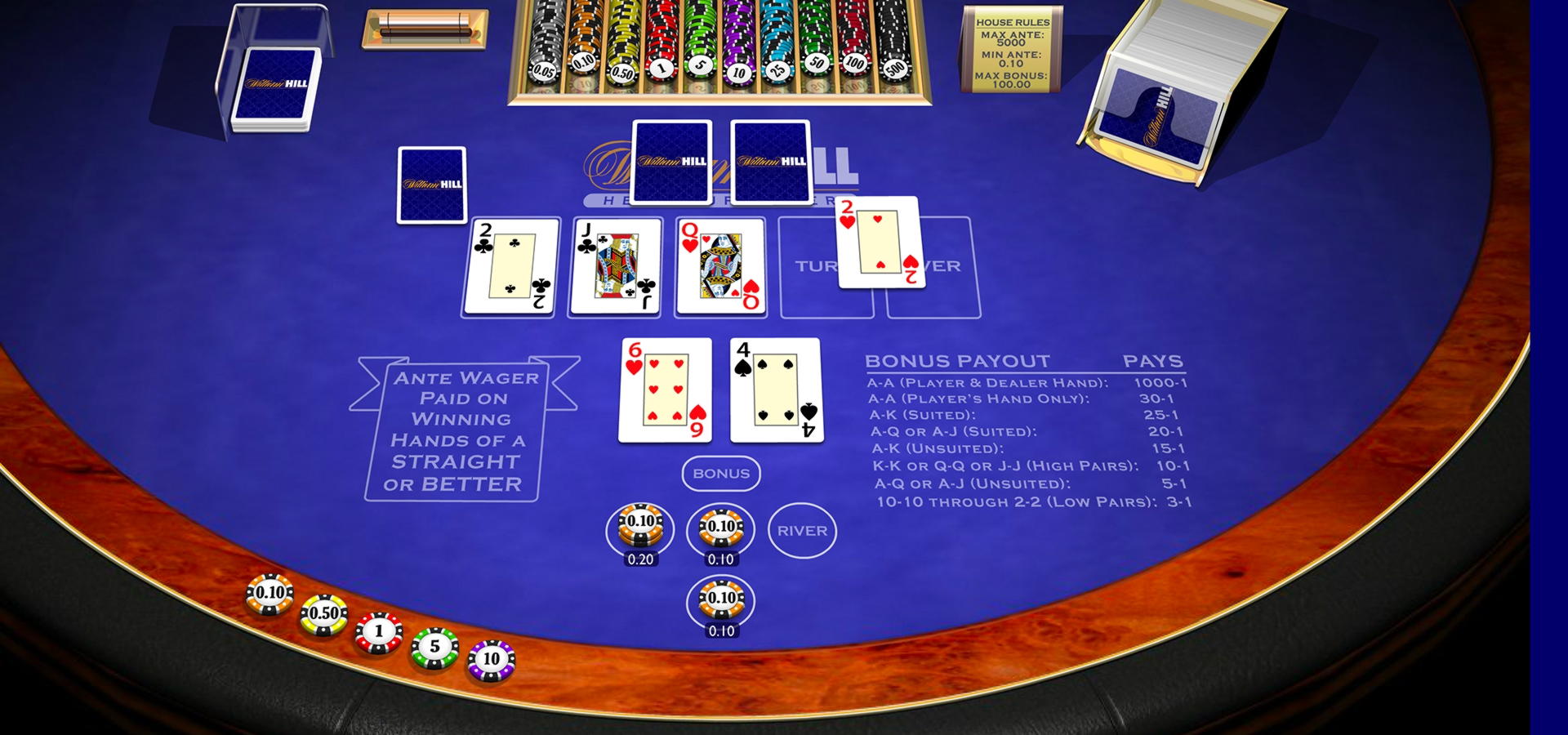 955% First deposit bonus at Spin Palace Casino