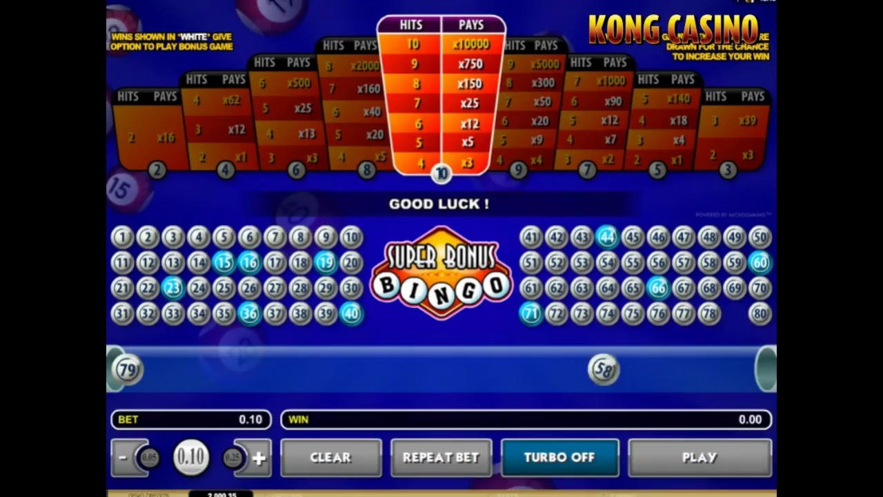 390% casino match bonus at BGO Casino