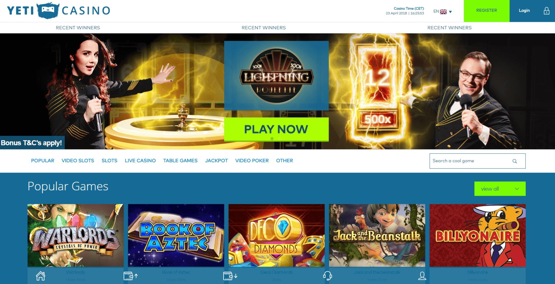 EUR 745 No Deposit at Royal Panda Casino