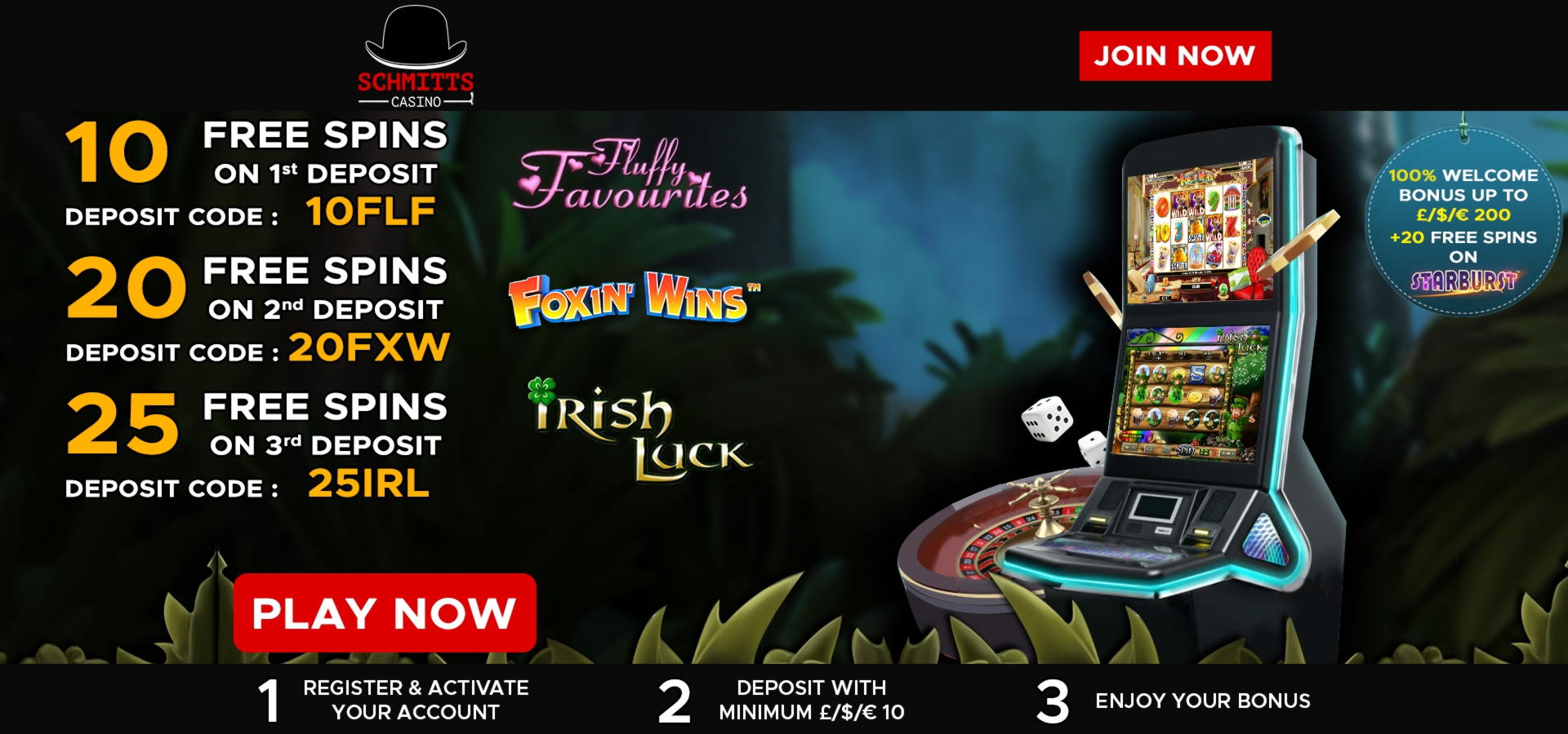 22 Free Spins at Casino Heroes