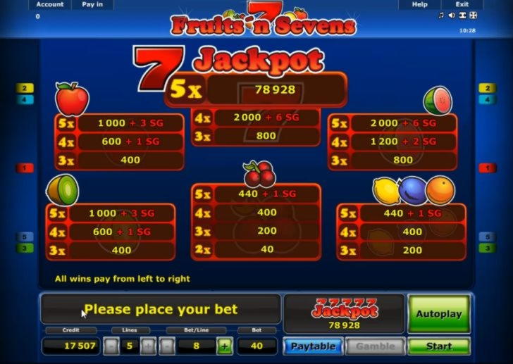 €385 Free Casino Chip at Fruity Casa Casino