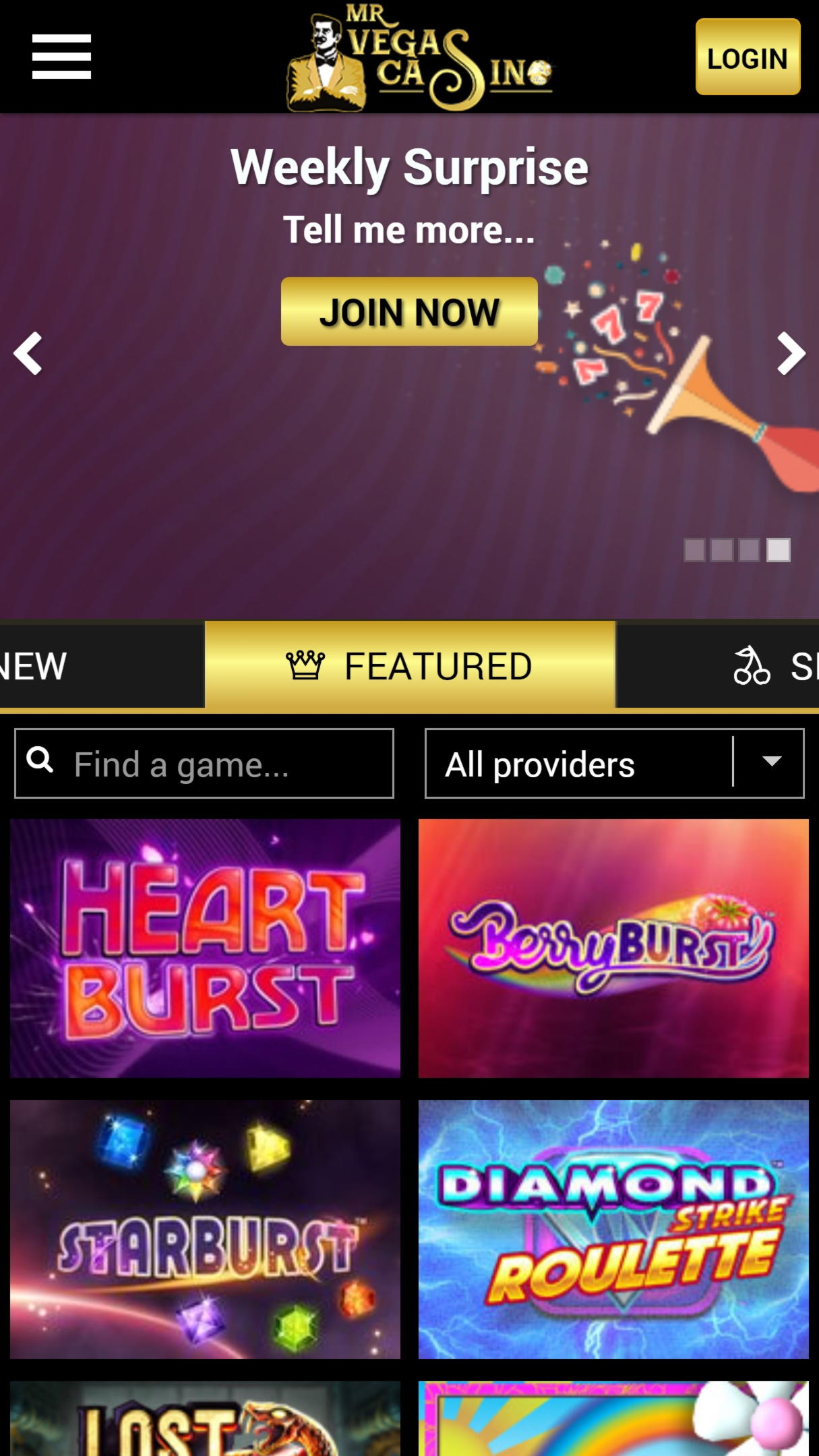 EUR 2440 No Deposit Bonus at Come On Casino