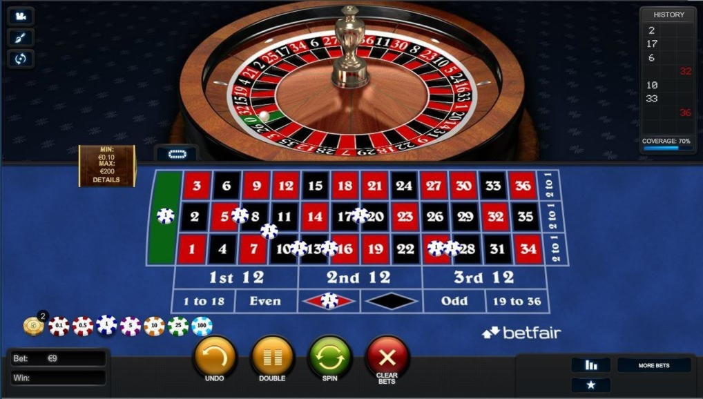 325% Casino match bonus at Betway Casino