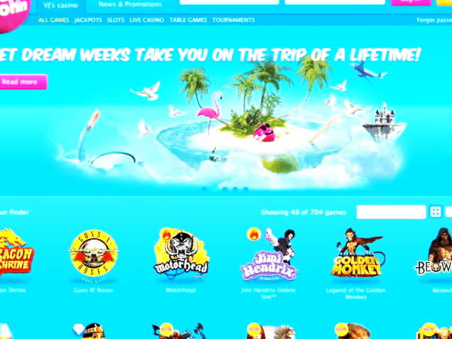 875% Welcome Bonus at Spin Palace Casino