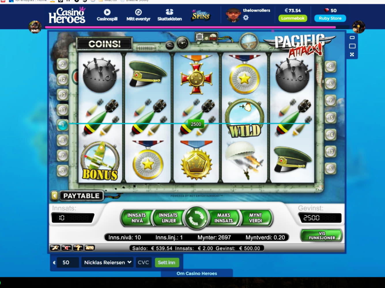 515% Welcome Bonus at Super Lines Casino