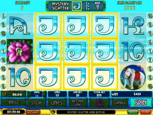 425% Match bonus at Spin Palace Casino