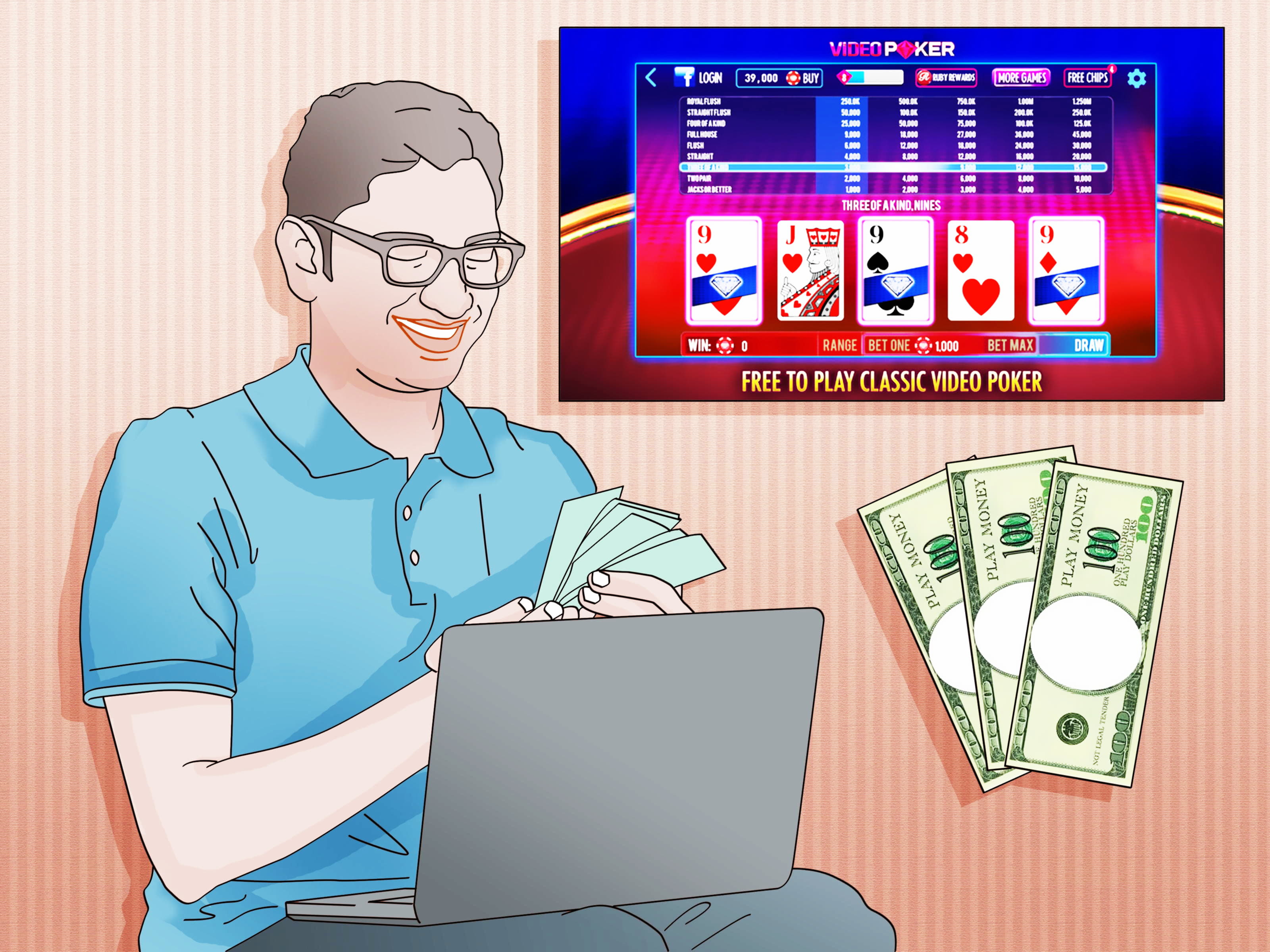 EURO 222 Free Cash at Fruity Casa Casino