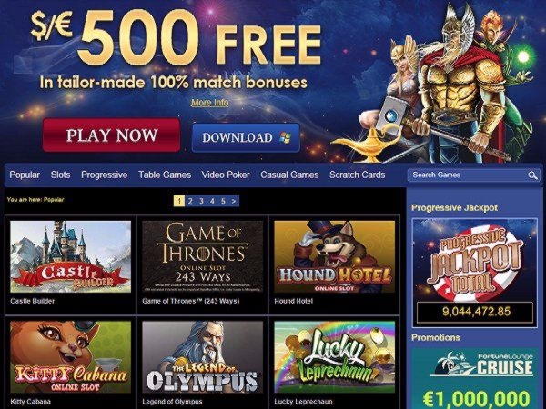660% Signup casino bonus at Genesis Casino