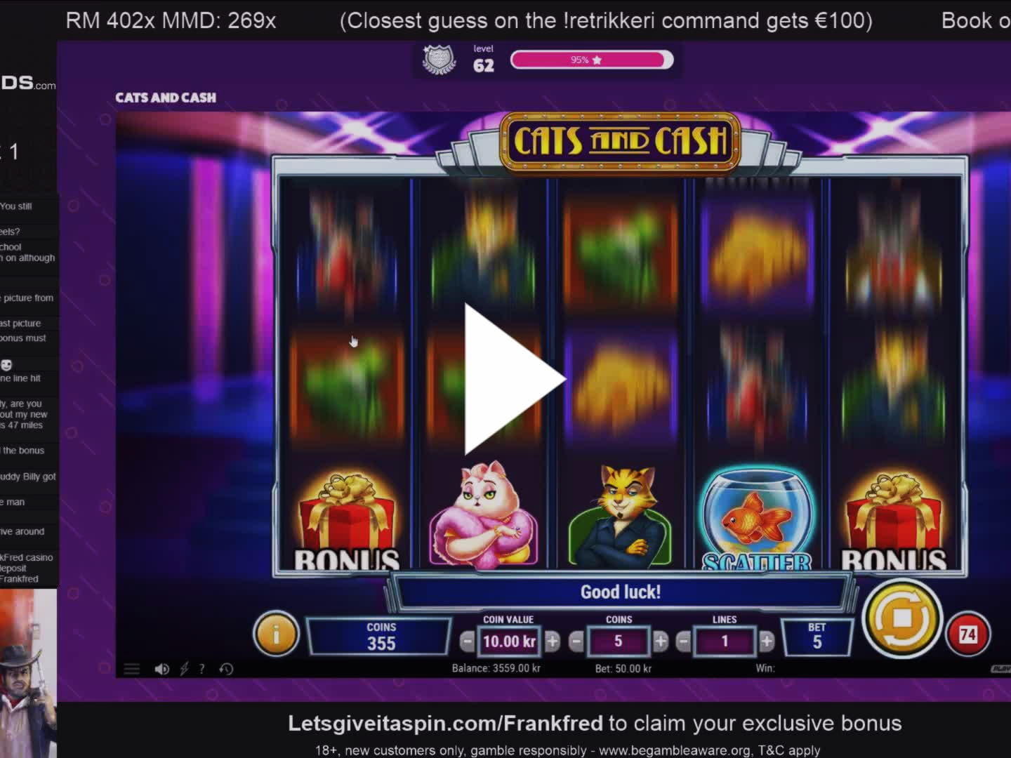 66 free spins no deposit at BGO Casino