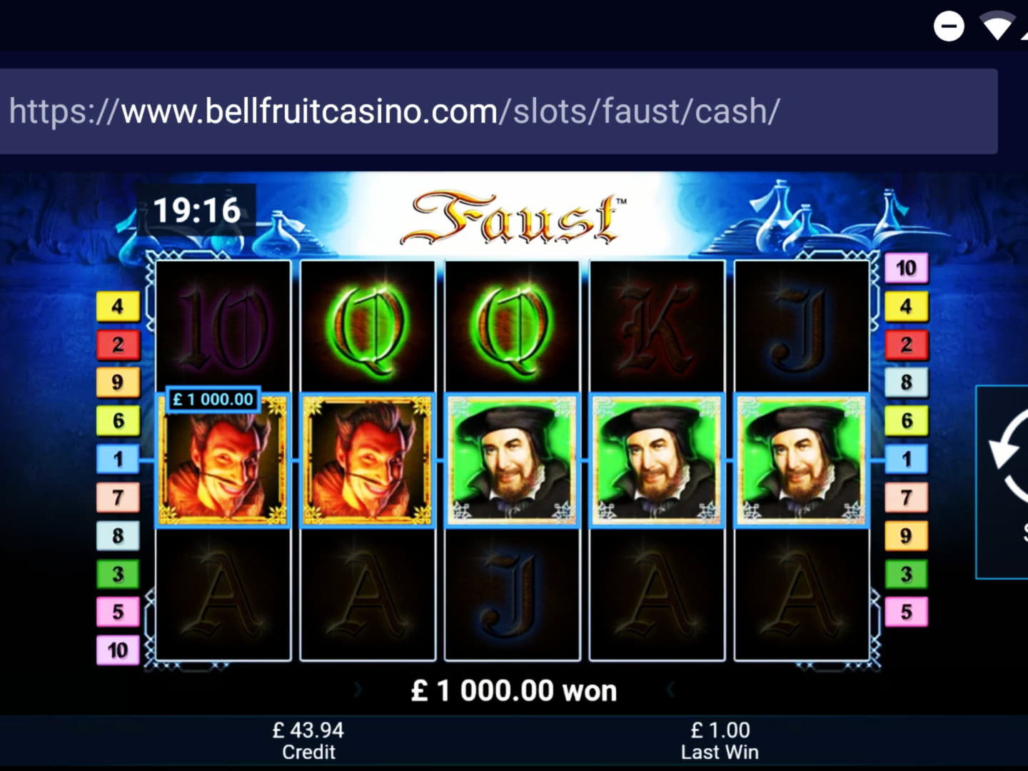 165 Free Spins right now at Wink Slots Casino
