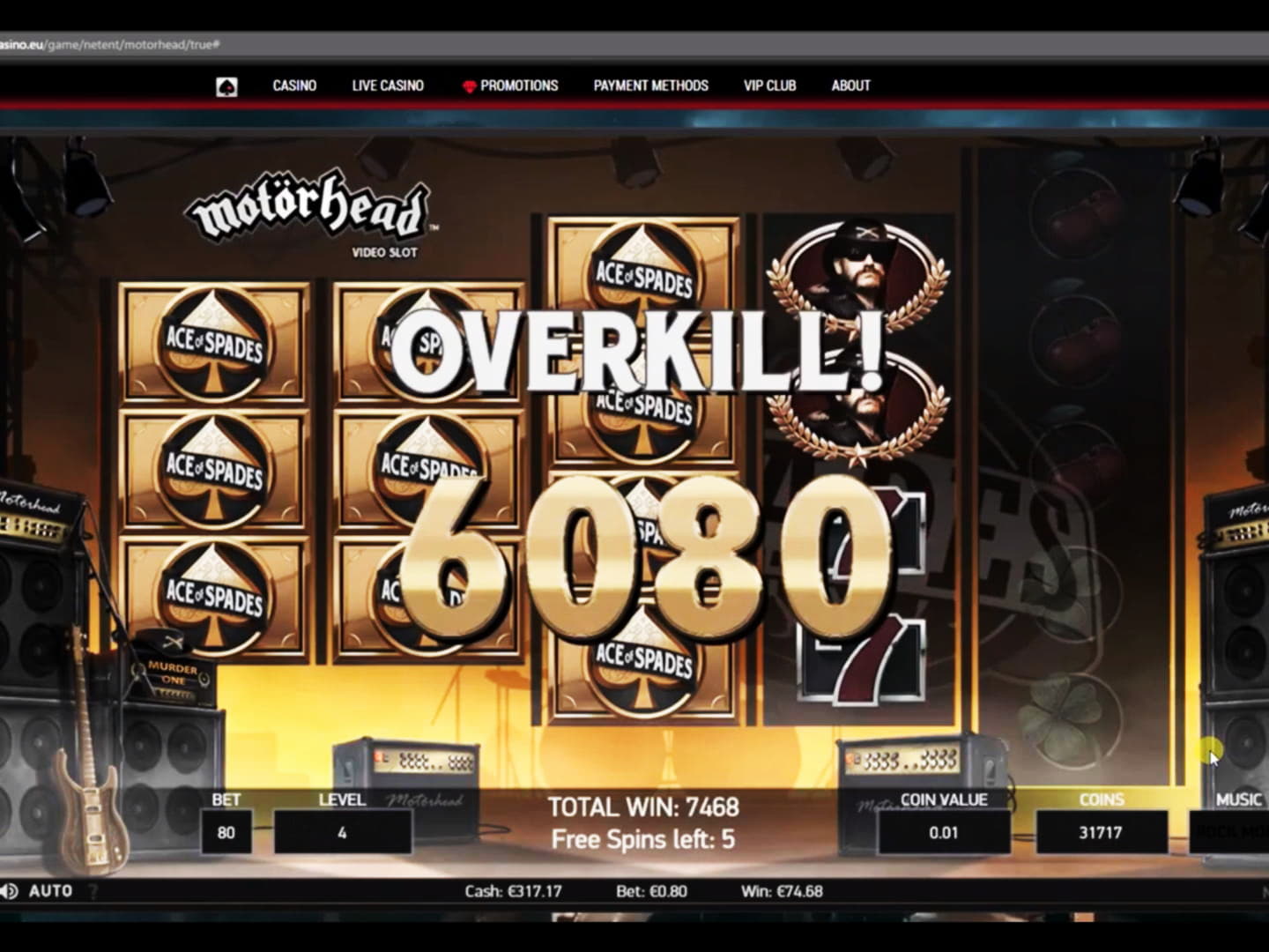 240% Casino match bonus at Genesis Casino