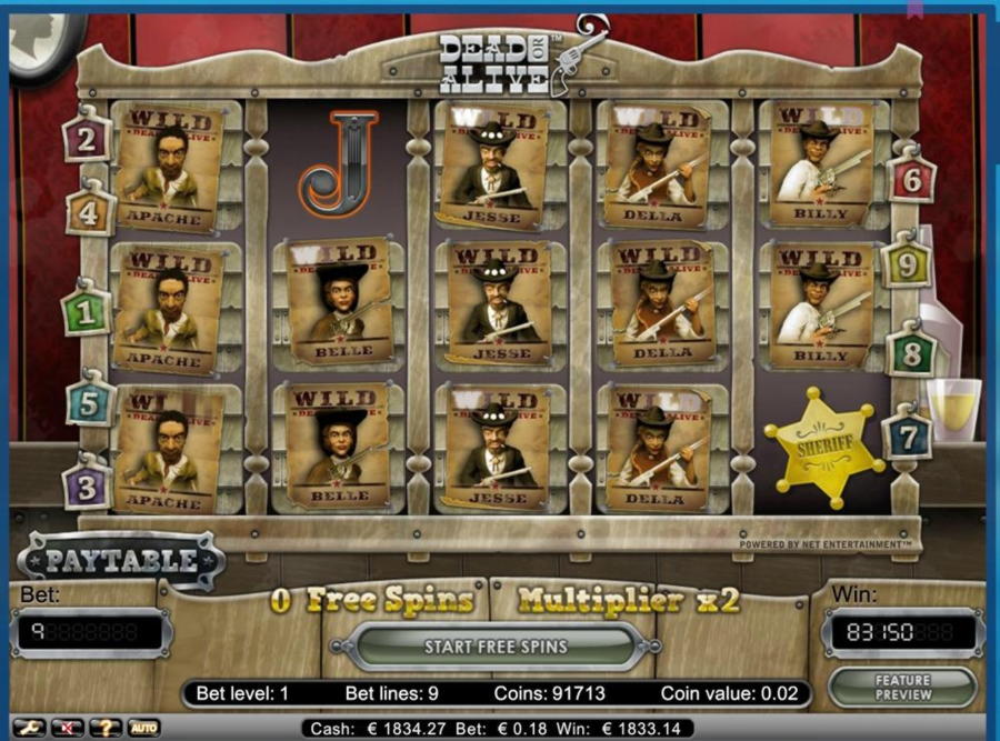 €1935 No Deposit at Spin Palace Casino