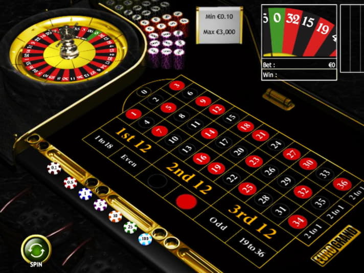 €585 Casino chip at Spinland Casino