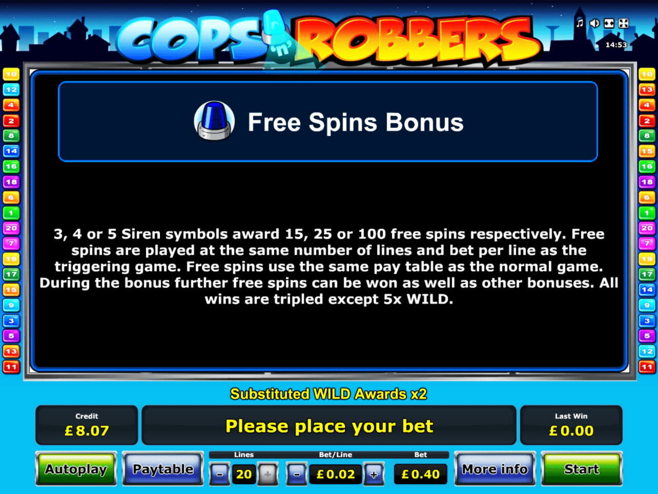 €185 Casino tournaments freeroll at Come On Casino