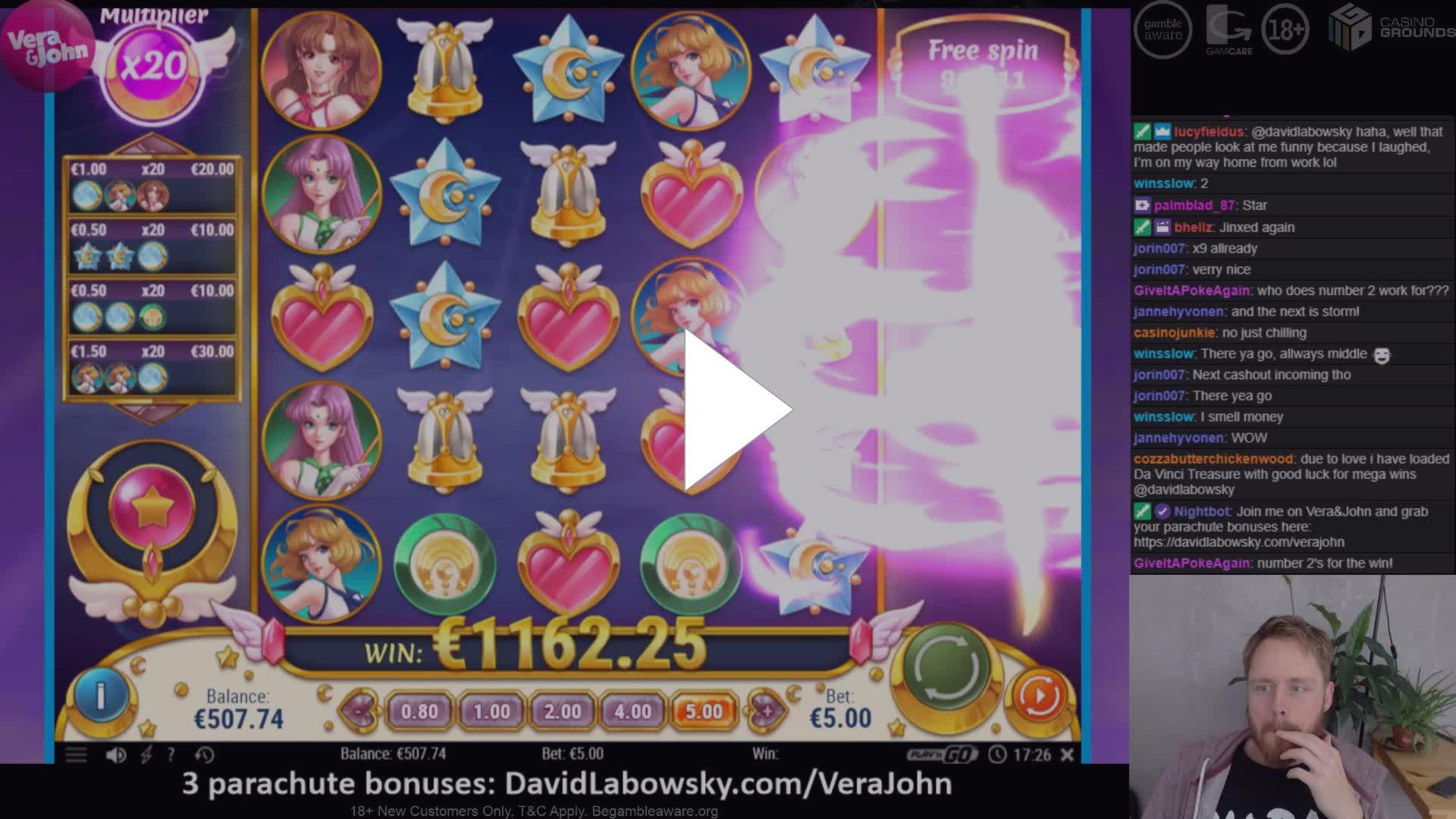 €505 Online Casino Tournament at Wink Slots Casino