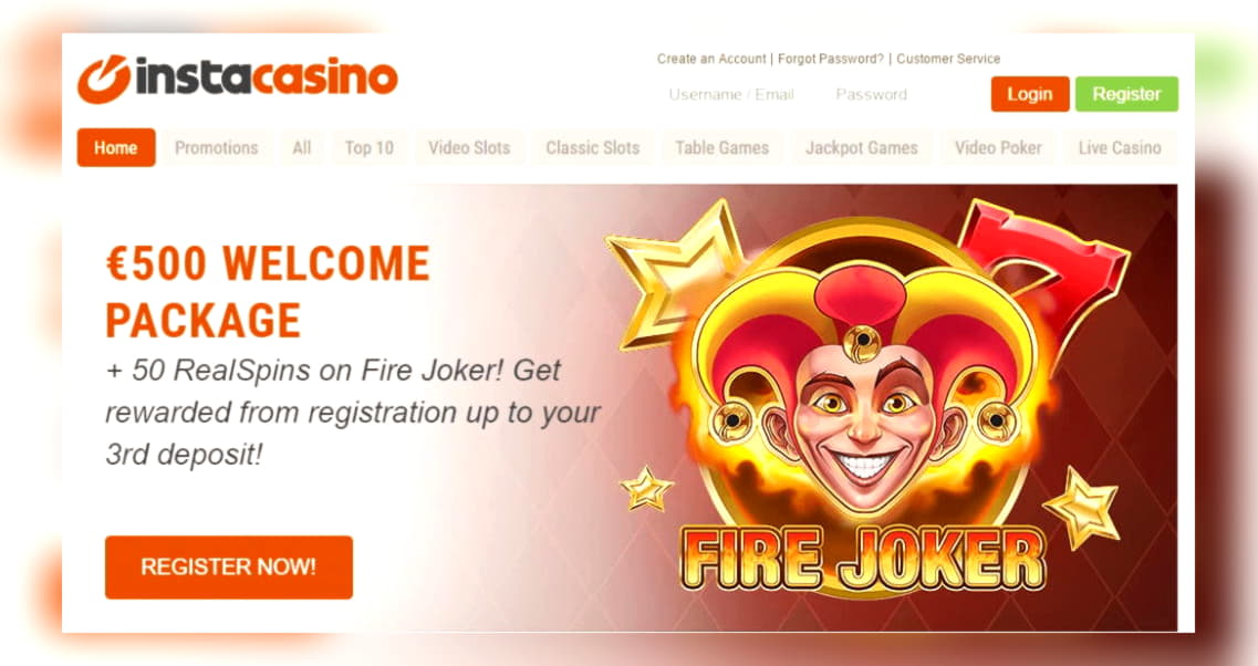 €195 Online Casino Tournament at Come On Casino