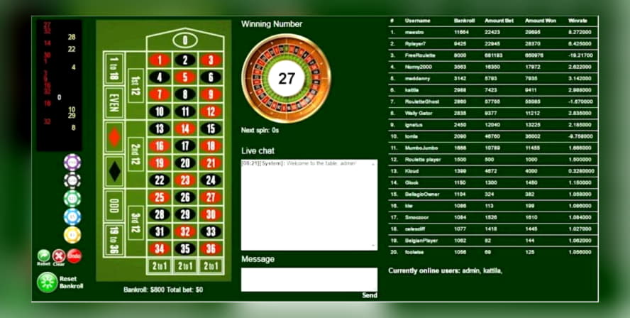 EUR 2540 No Deposit at bWin Casino