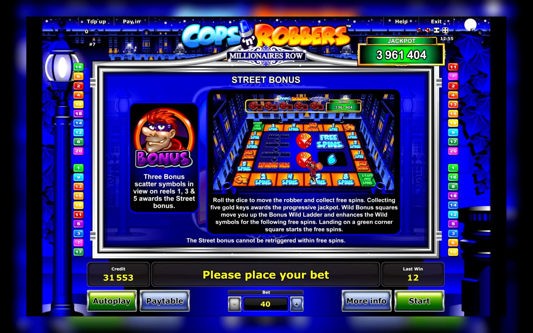 Eur 345 NO DEPOSIT BONUS CASINO at Betway Casino