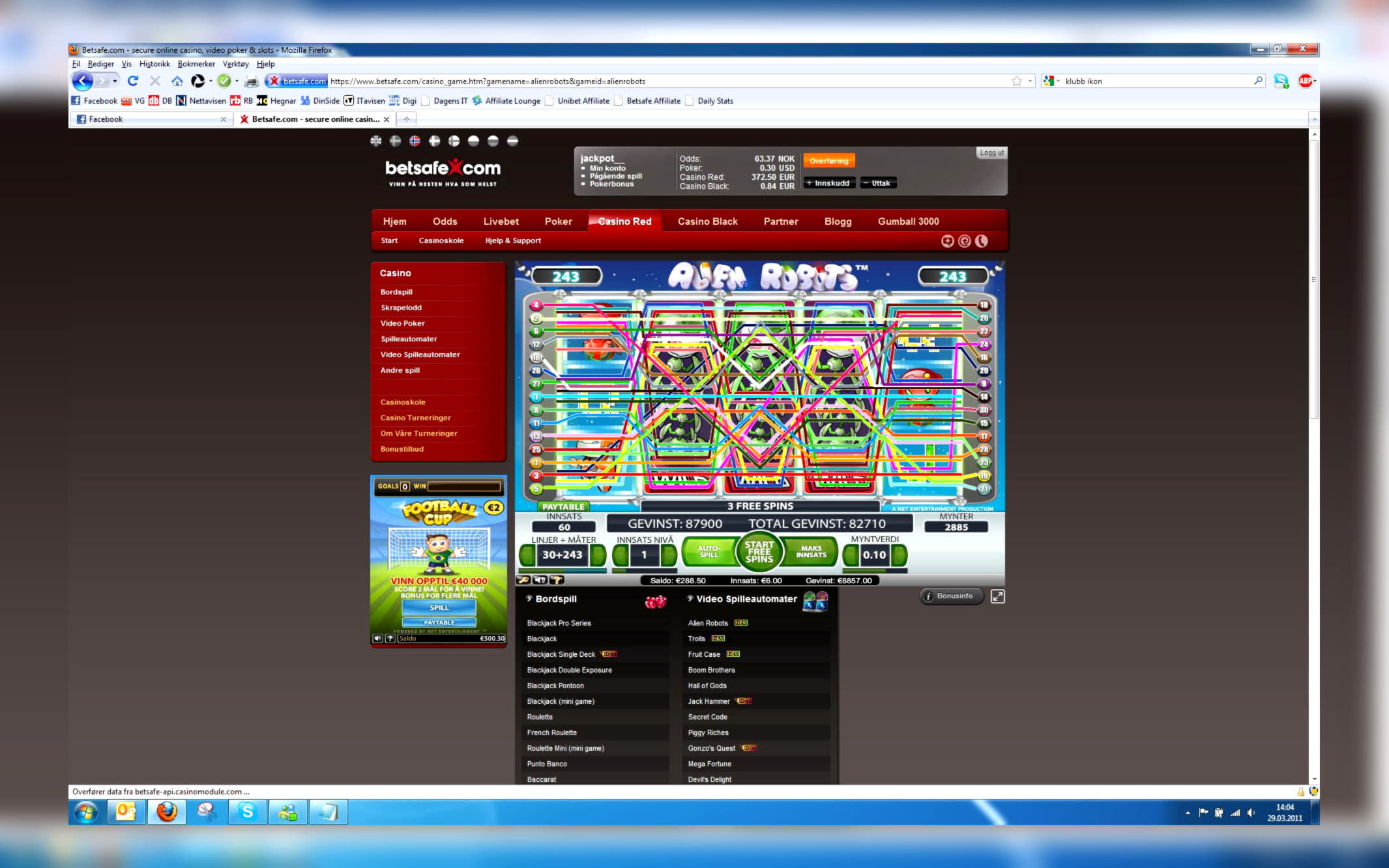 415% Signup casino bonus at Wink Slots Casino