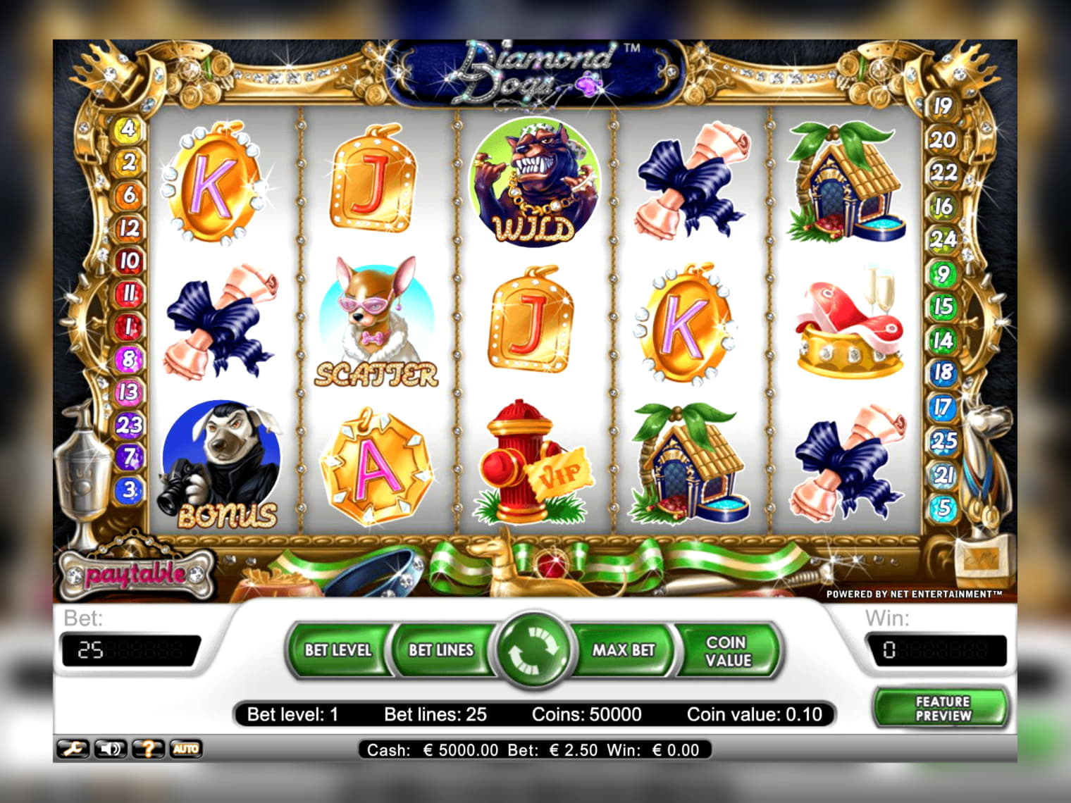 230% Casino match bonus at King Billy Casino
