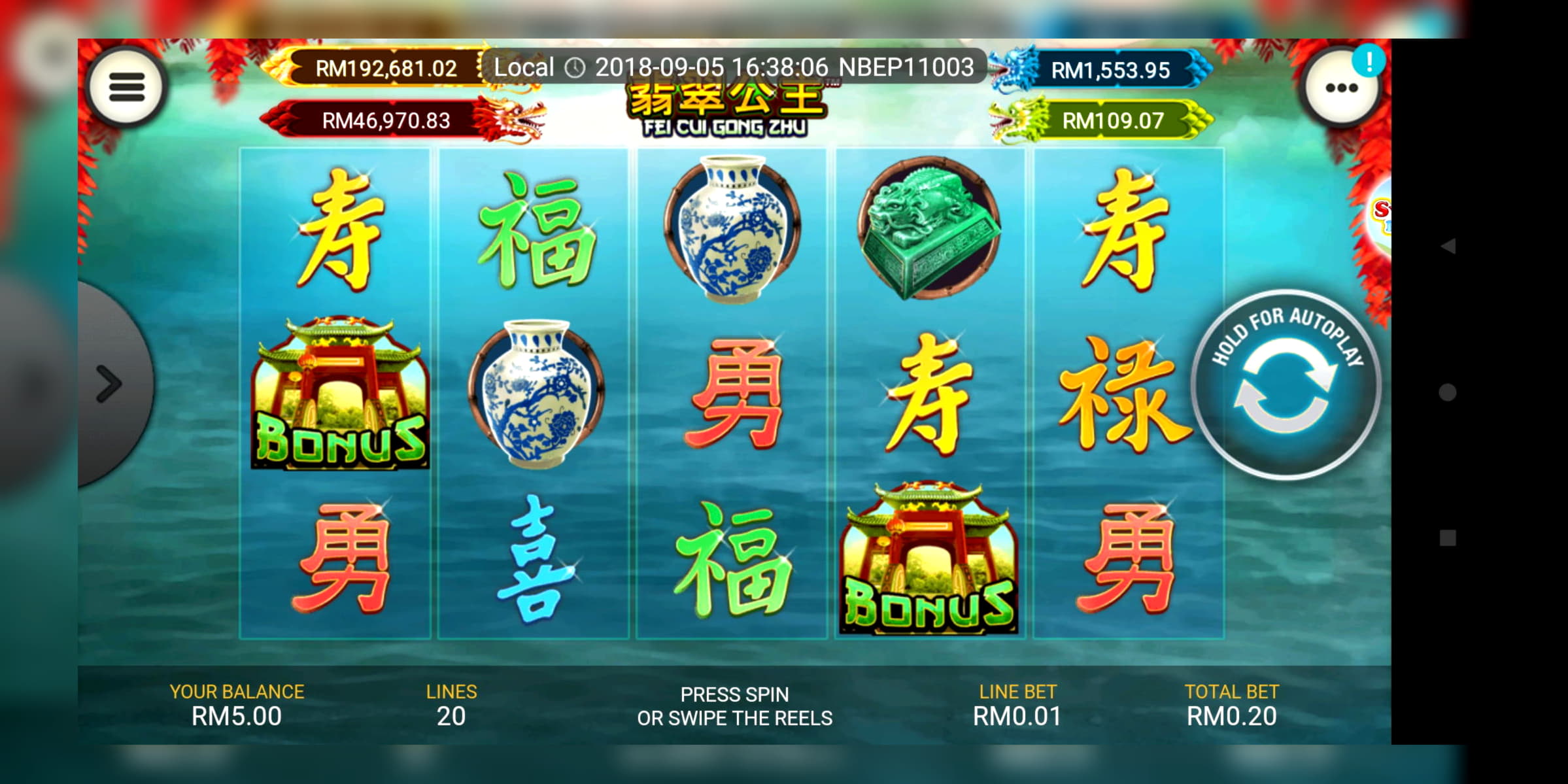 30% Match bonus casino at Get Lucky Casino