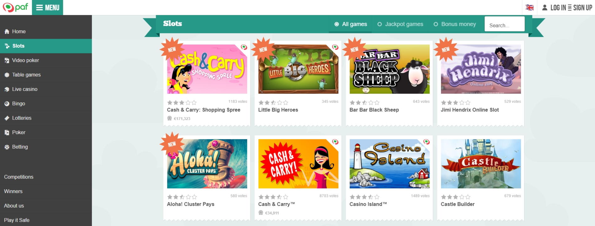 ﻿$405 Online Casino Tournament at Get Lucky Casino