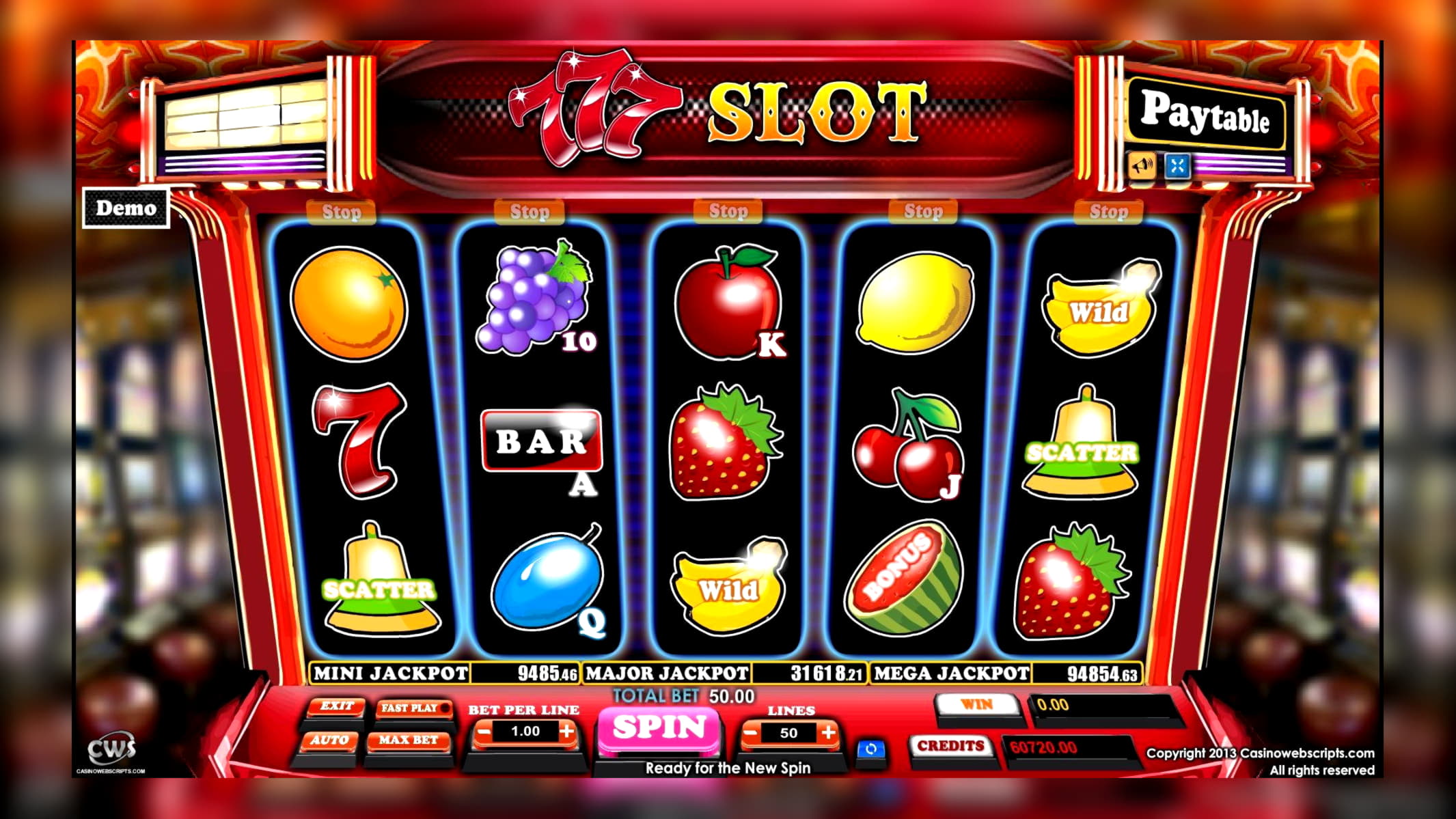 Eur 120 FREE CHIP CASINO at bWin Casino