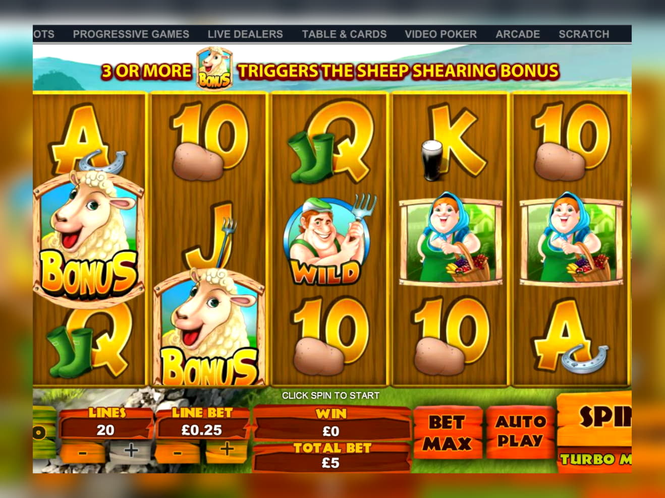 265% Casino Welcome Bonus at Get Lucky Casino