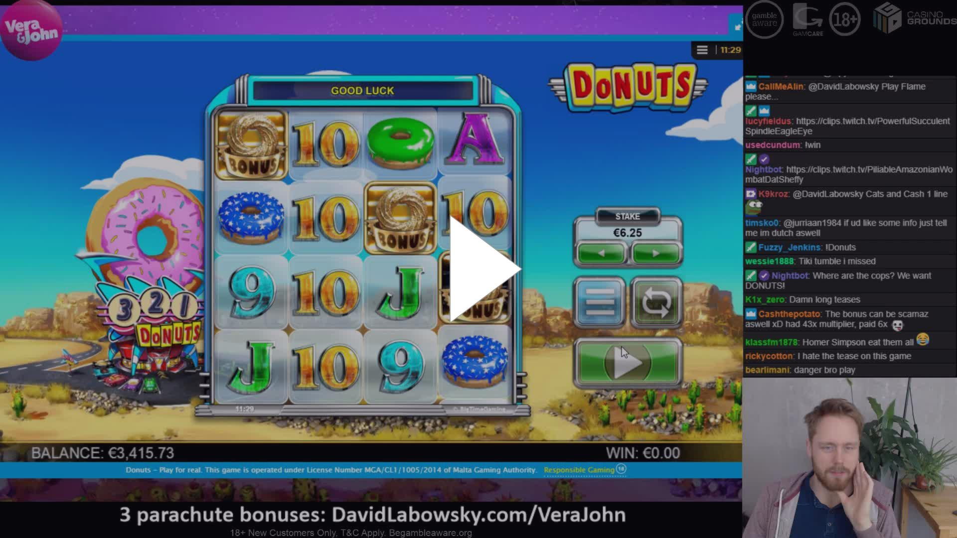 255 free spins at Betway Casino