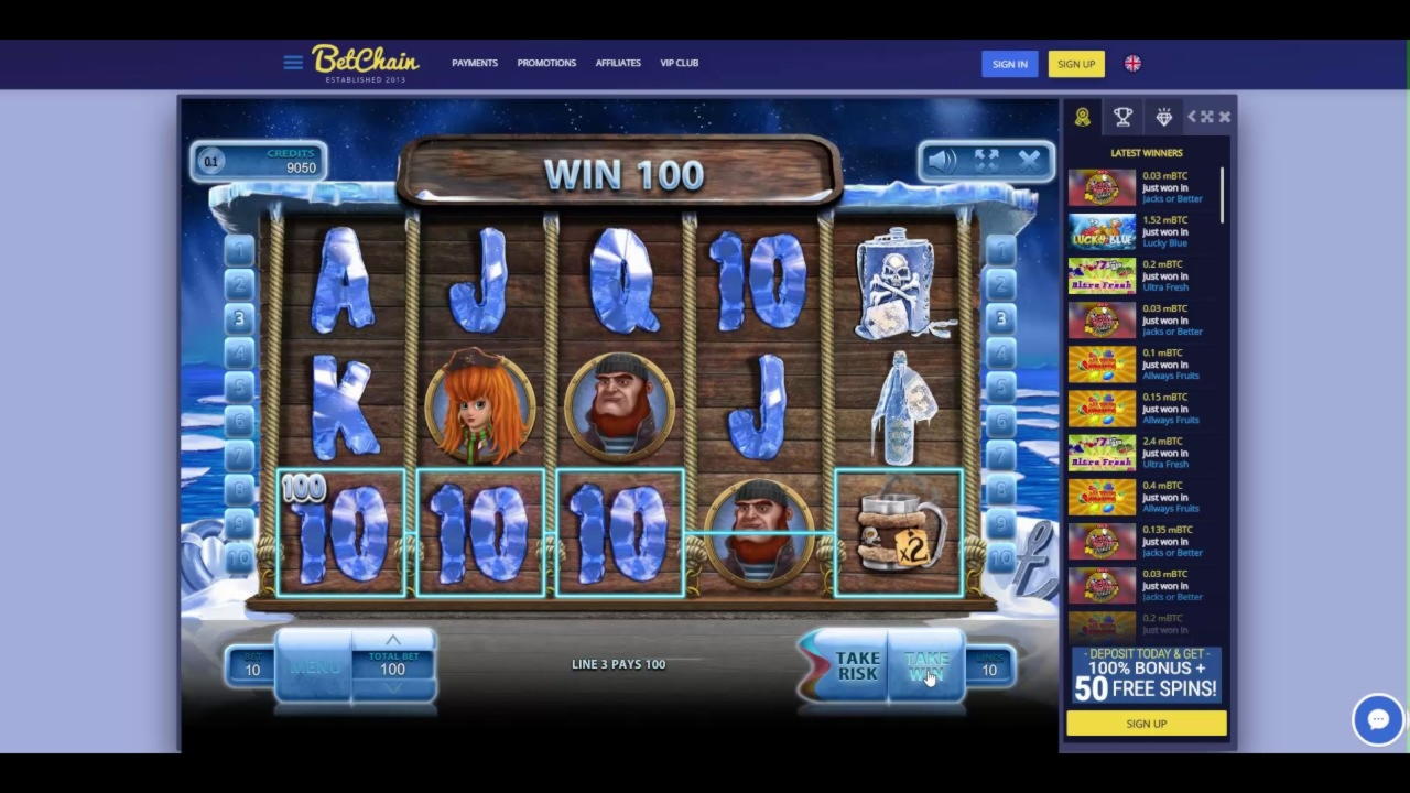 €520 casino chip at Jackpot City Casino