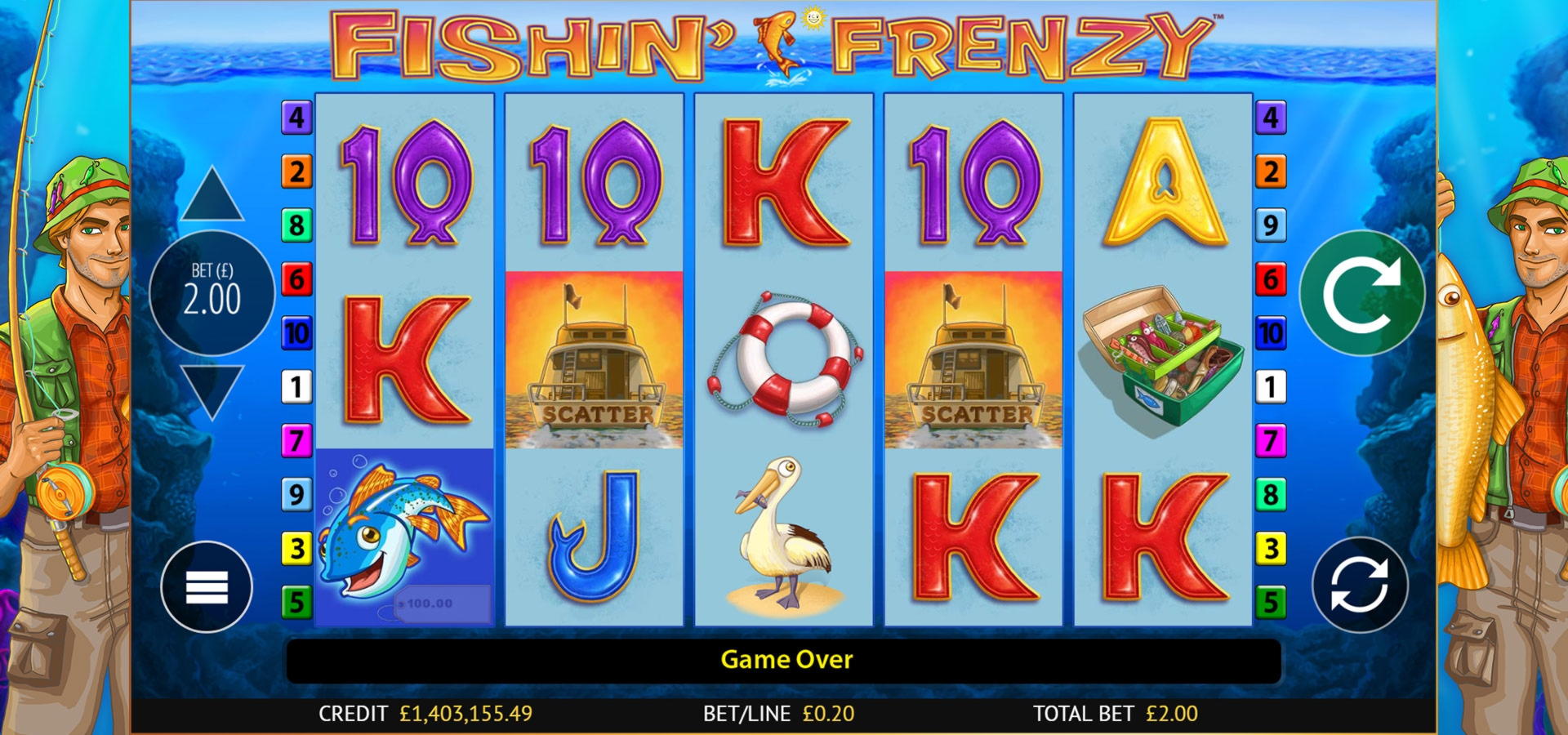 110 free spins casino at Fruity Casa Casino