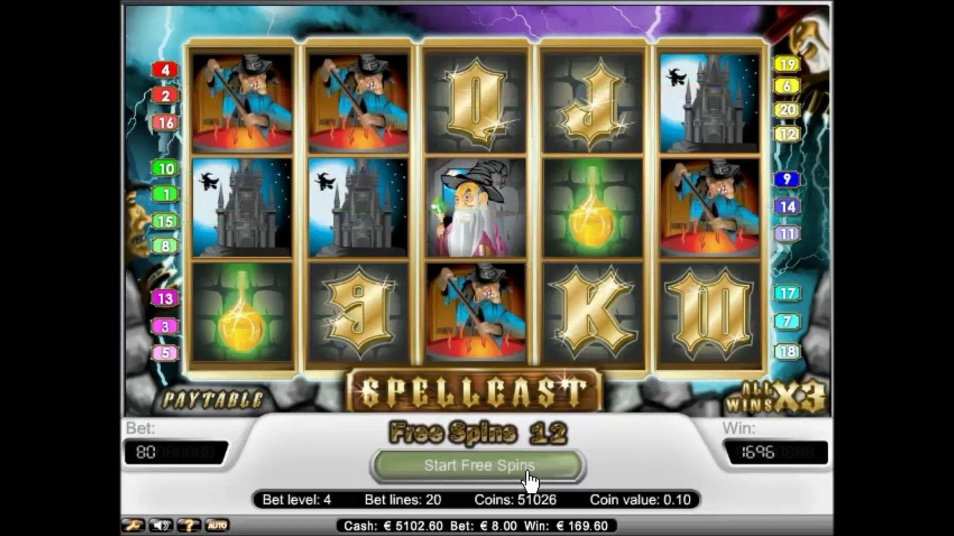 $500 no deposit casino bonus at Spin Palace Casino