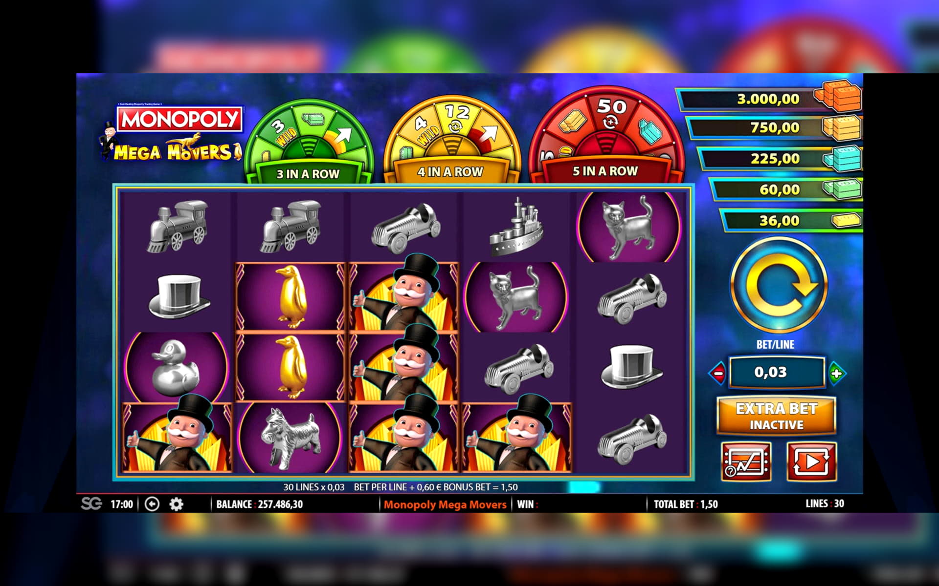 EURO 135 Free casino chip at Casino-X
