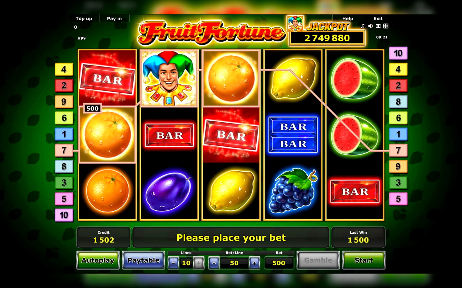 $1530 no deposit at Net Bet Casino