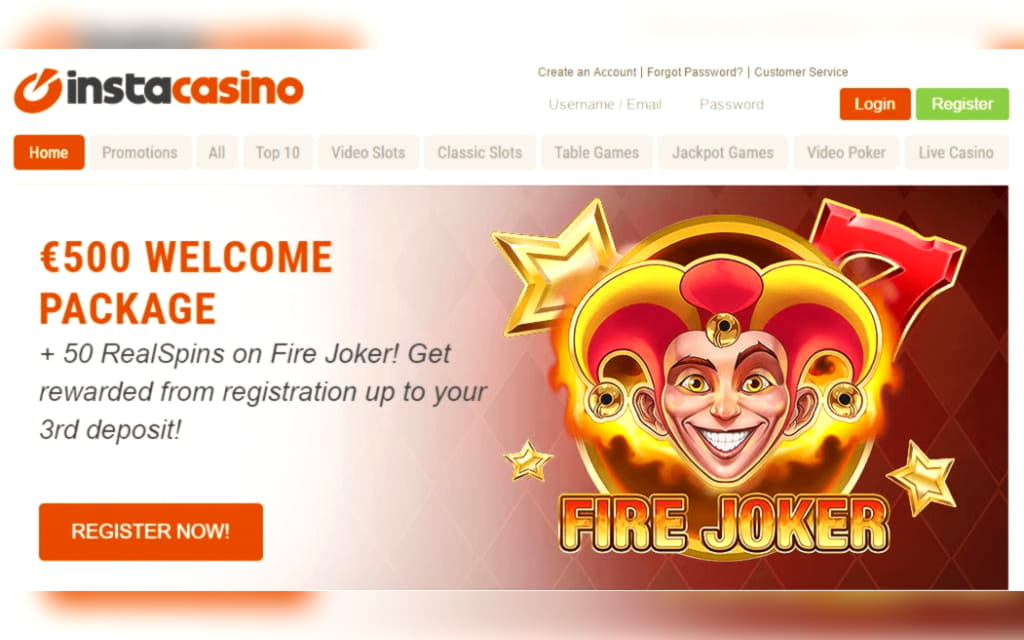 245% Match at a casino at Come On Casino