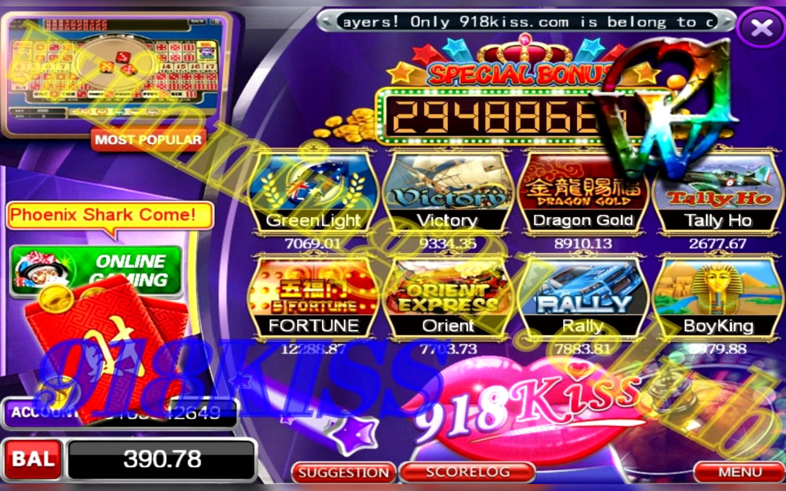 280 Loyalty Free Spins! at Mansion Casino