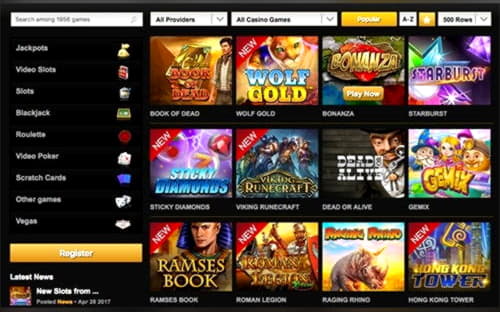 105% Match at a Casino at Casino-X