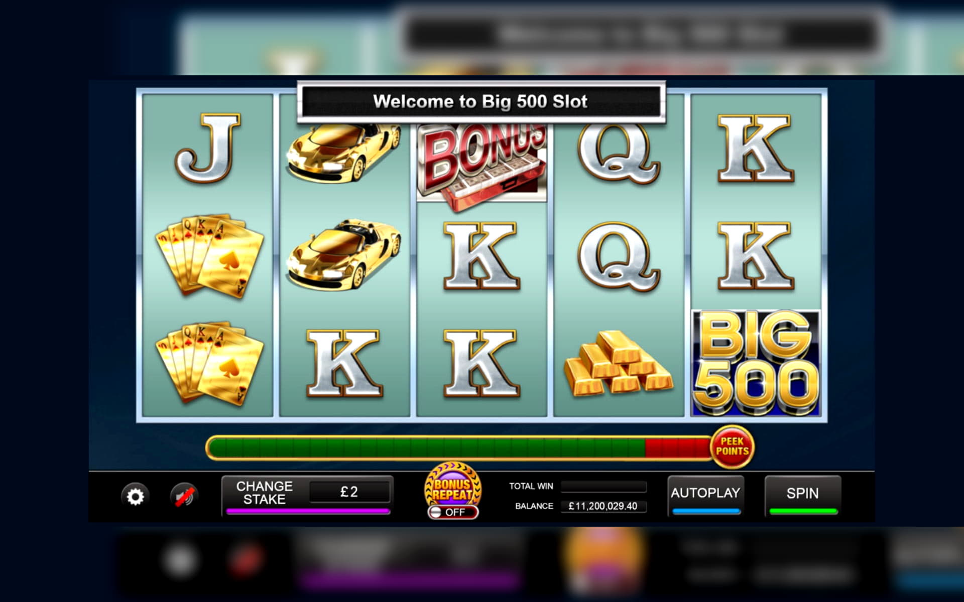 €500 Free casino chip at bWin Casino