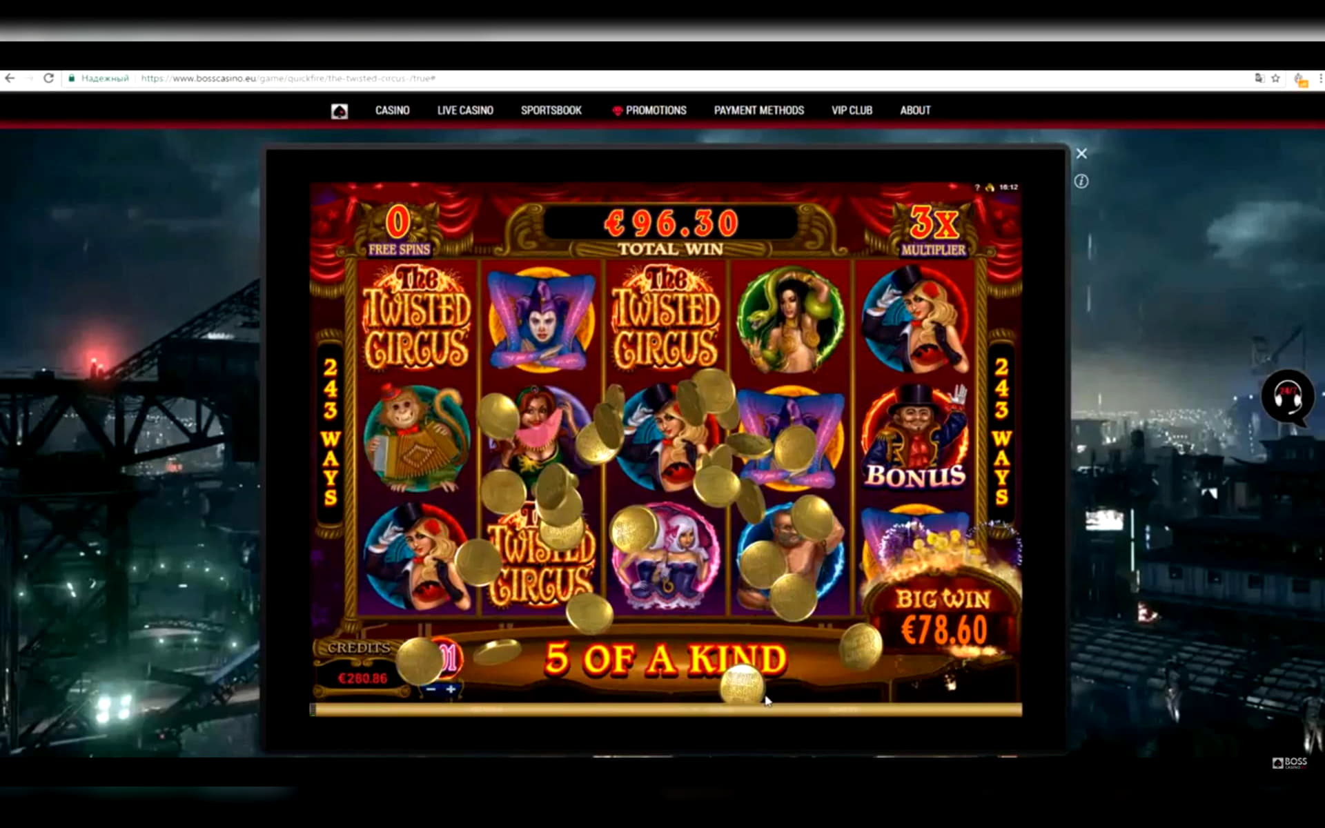 €215 Free Chip at LV Bet Casino