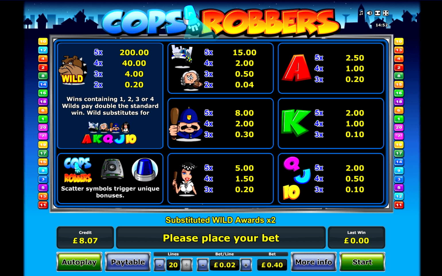 66 free casino spins at Get Lucky Casino