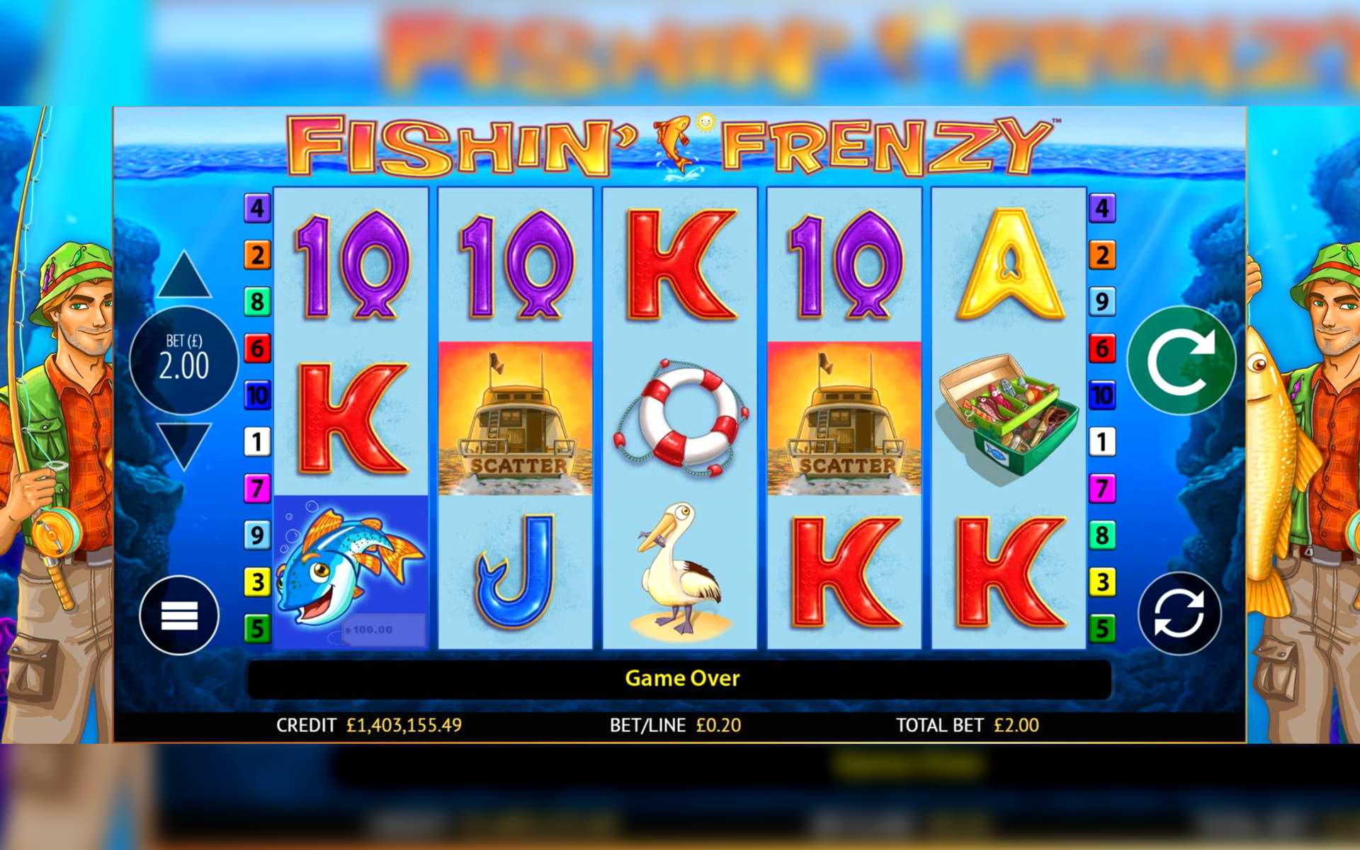 £2735 no deposit bonus at Get Lucky Casino