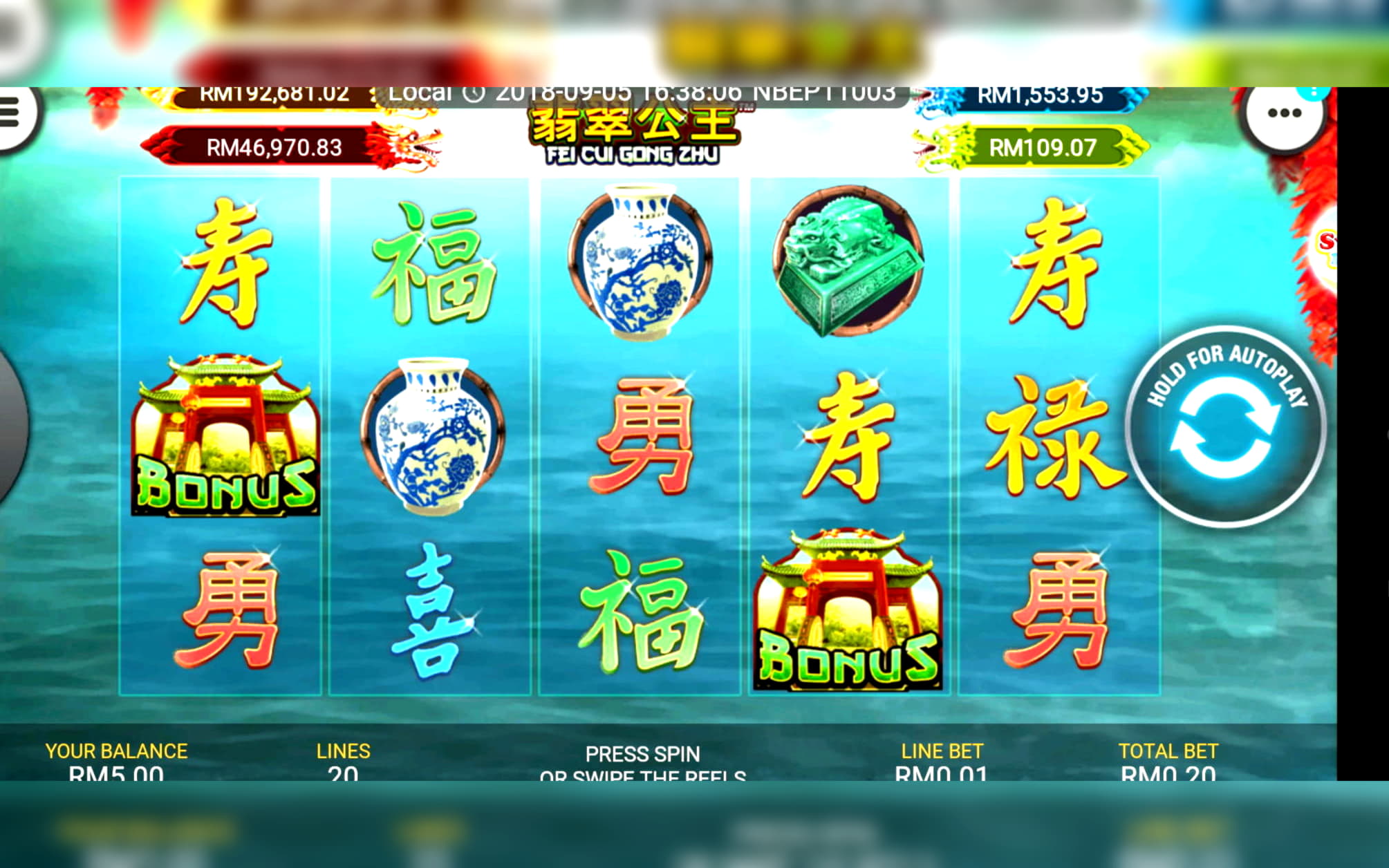EUR 365 Casino Chip at Wink Slots Casino