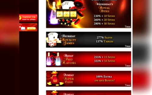 EUR 3210 no deposit bonus at Mega Casino