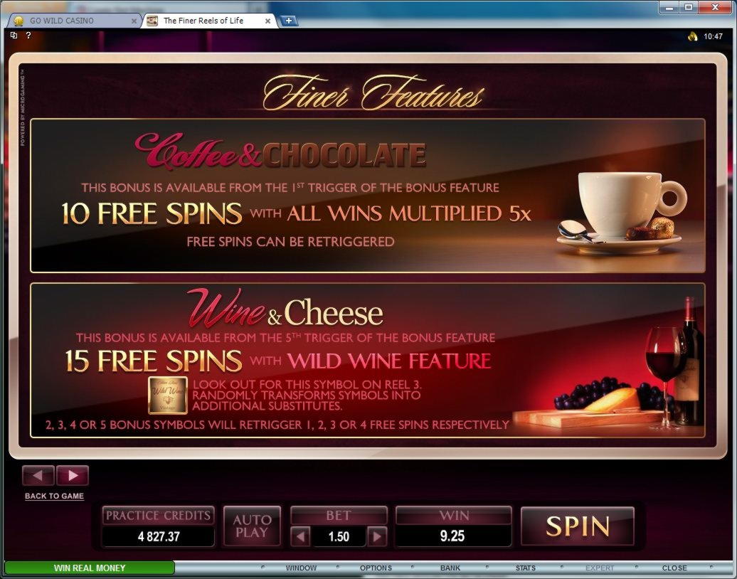 66 Trial Spins at Party Casino