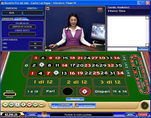 Live roulette