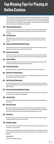 Top Winning Tips For Playing At Online Casino