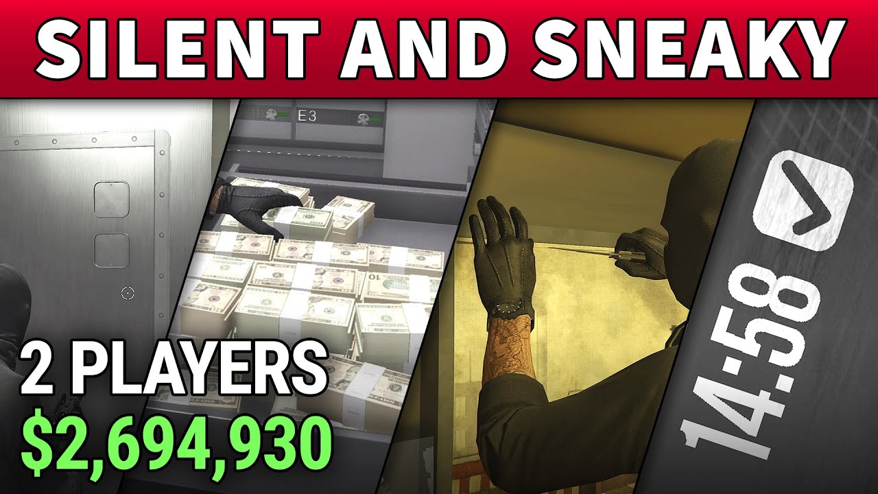 2 PLAYER STEALTH + 2 Daily Vaults ,694,930 | GTA Online Indian Casino Heist Silent and Sneaky ELITE GUIDE