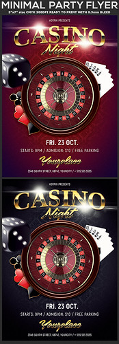 Casino Night Flyer Template