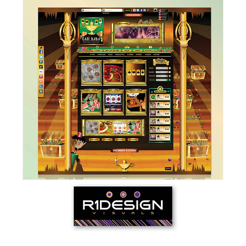 Online Casino- WEB concept (Casi Baba) by R1Design
