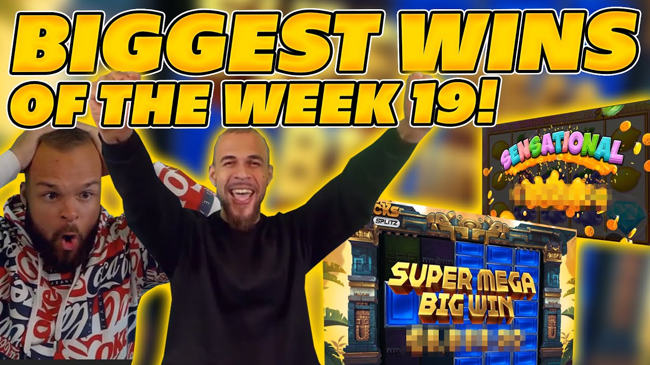 BIGGEST WINS OF THE WEEK 19! INSANE BIG WINS on Online Slots! TWITCH HIGHLIGHTS!